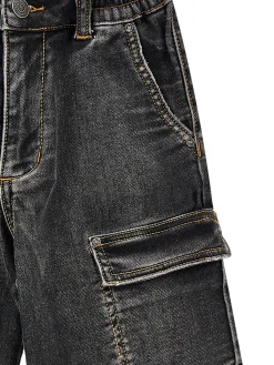 Bermuda cargo denim Mickey Mouse