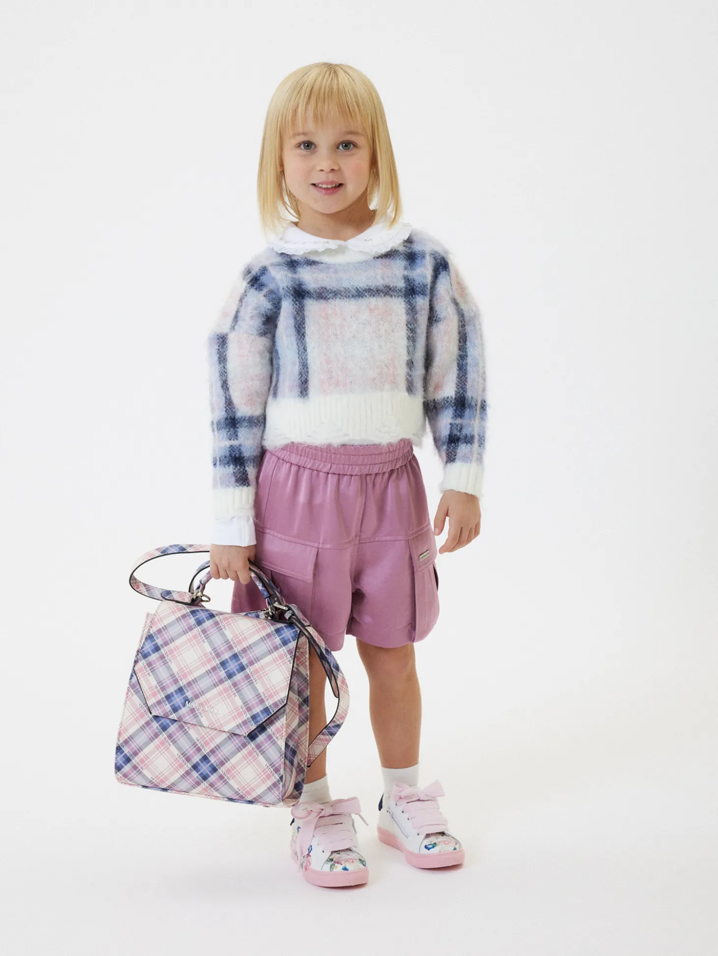 Bermuda cargo raso chic