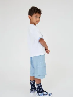 Bermuda chambray cargo