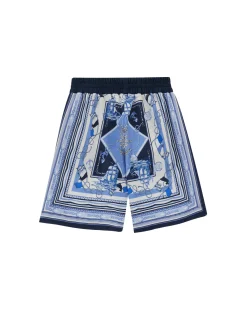 Bermuda jersey fantasia foulard
