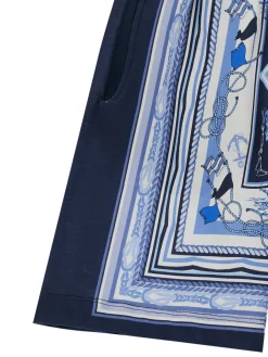 Bermuda jersey fantasia foulard