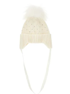Berretto con strass