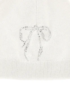 Berretto knitwear con strass