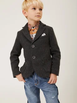 Blazer spigato due bottoni