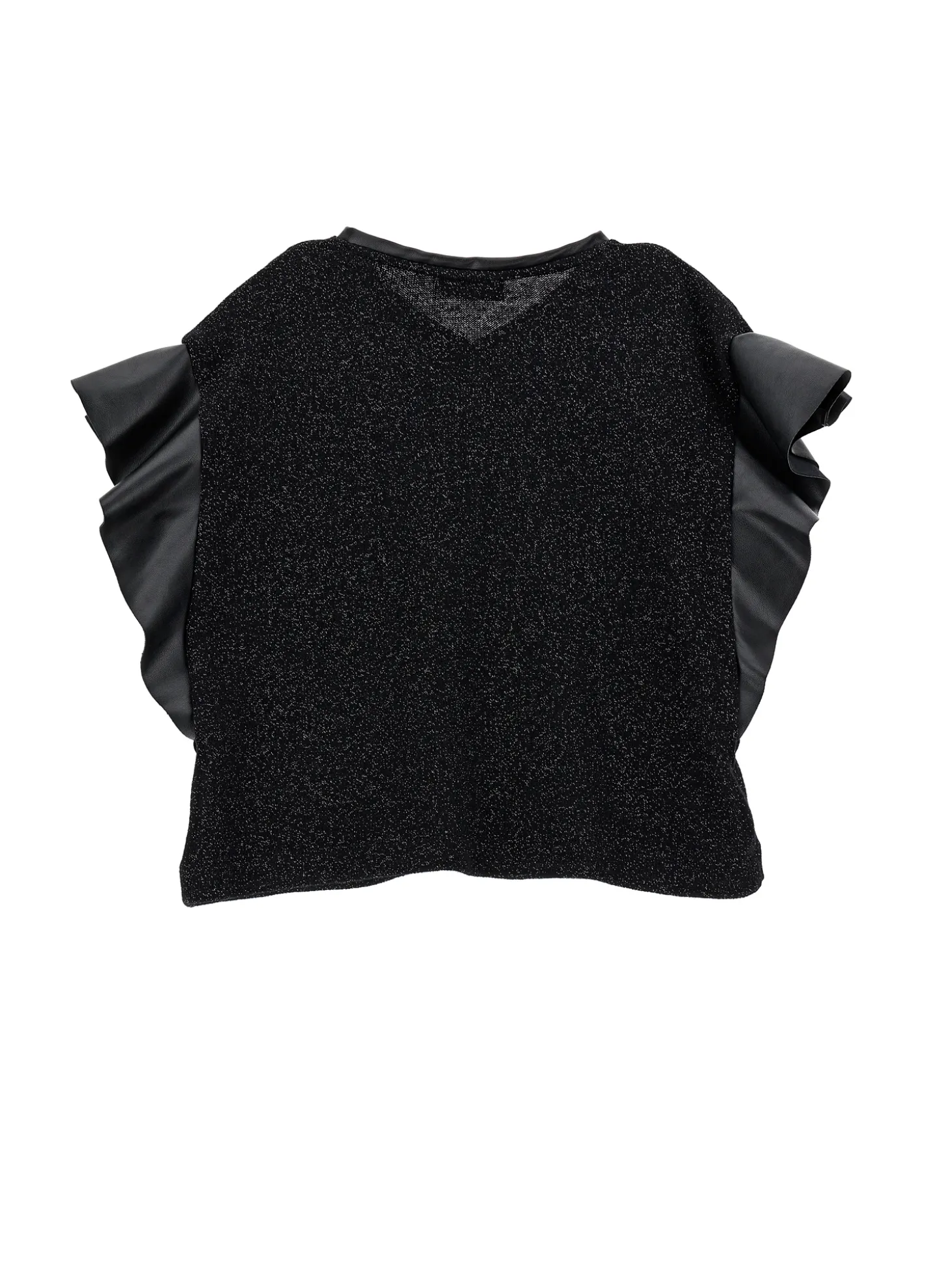 Blusa lurex con manicotti
