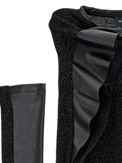 Blusa lurex con manicotti