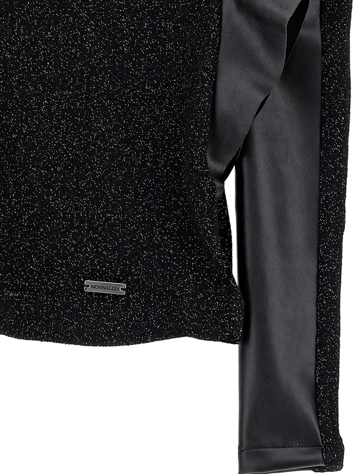 Blusa lurex con manicotti