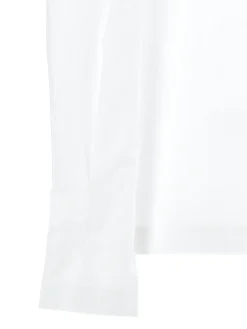 Blusa popeline con rose ricamate