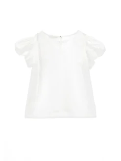 Blusa popeline con strass