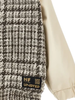 Bomber tessuto tweed