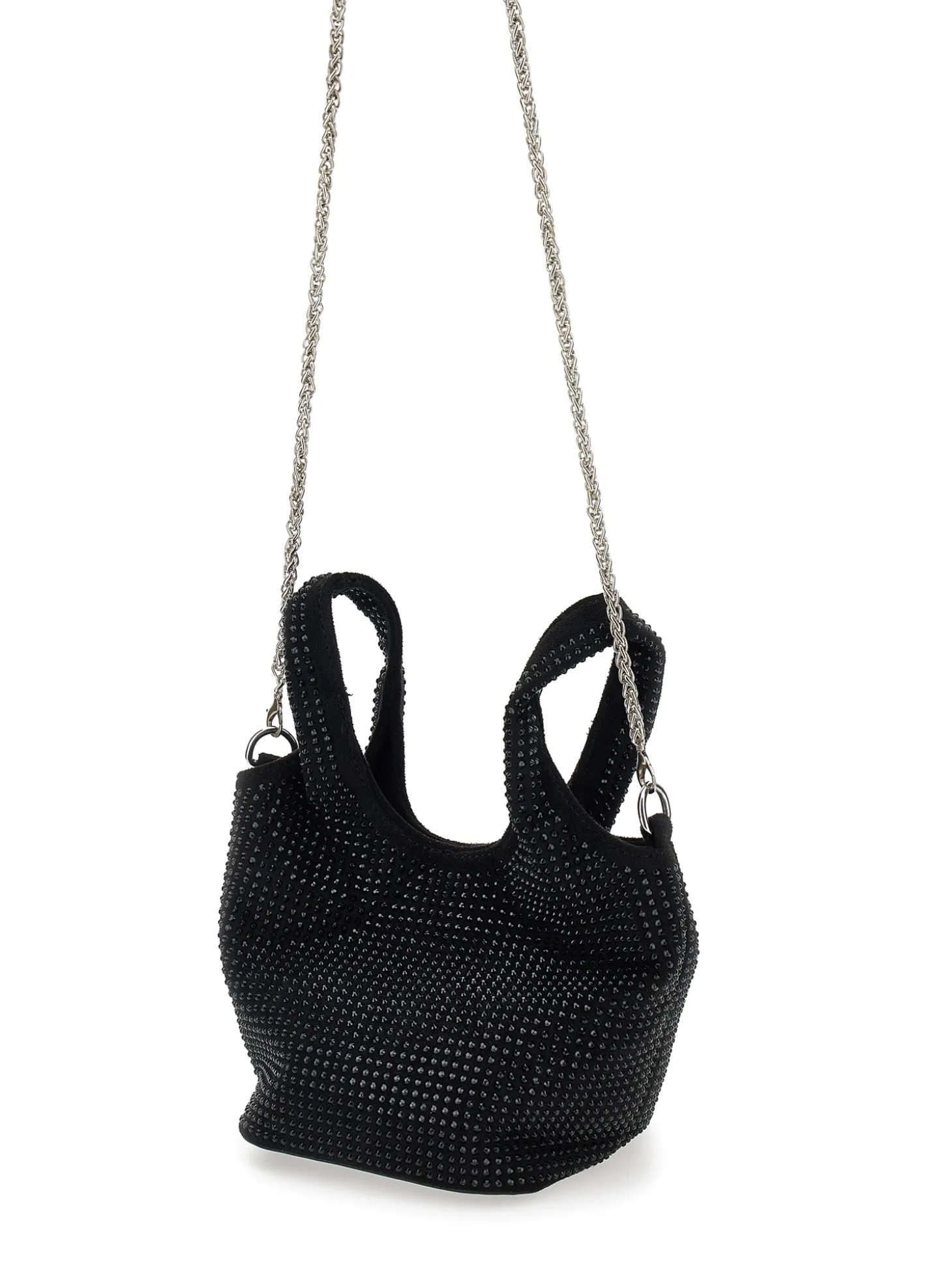 Borsa morbida in strass