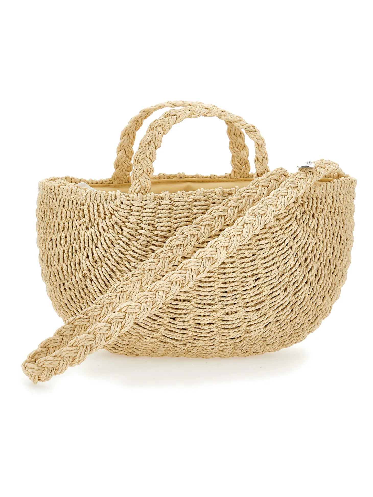 Borsa paglia con stelle