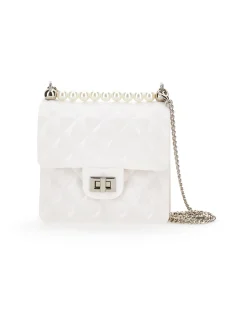 Borsa PVC con perle