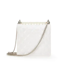 Borsa PVC con perle