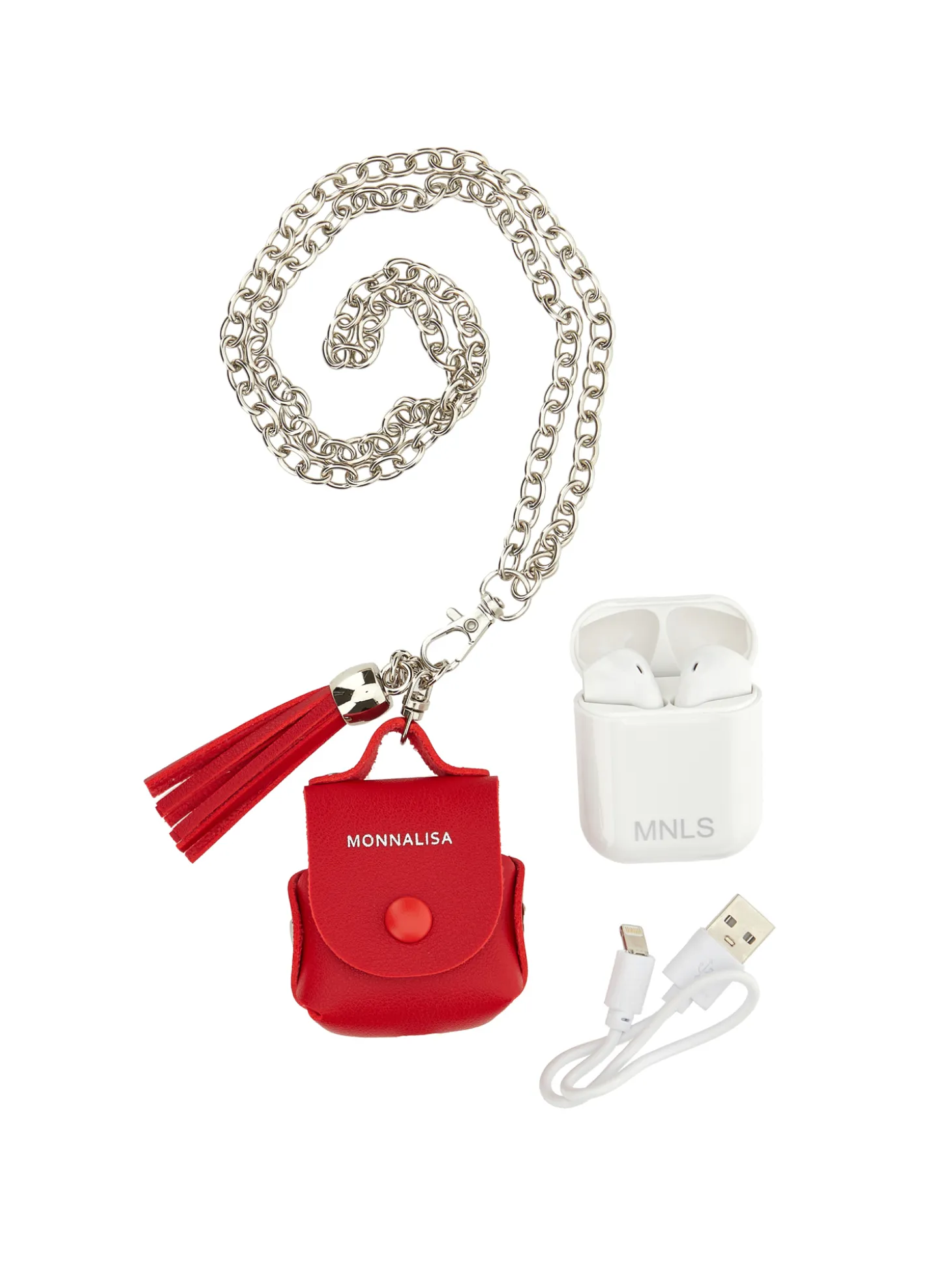 Borsina pelle porta earphone