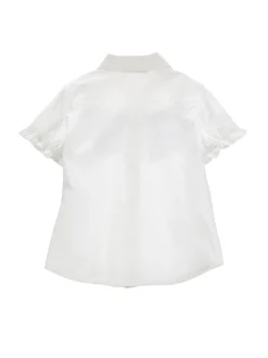 Camicia con ricami e frange