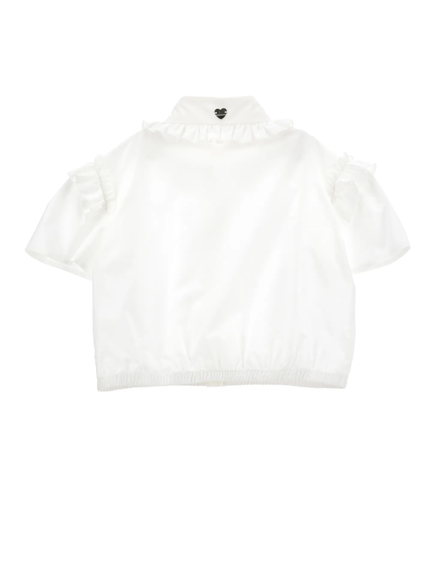 Camicia cotone con arricciatura