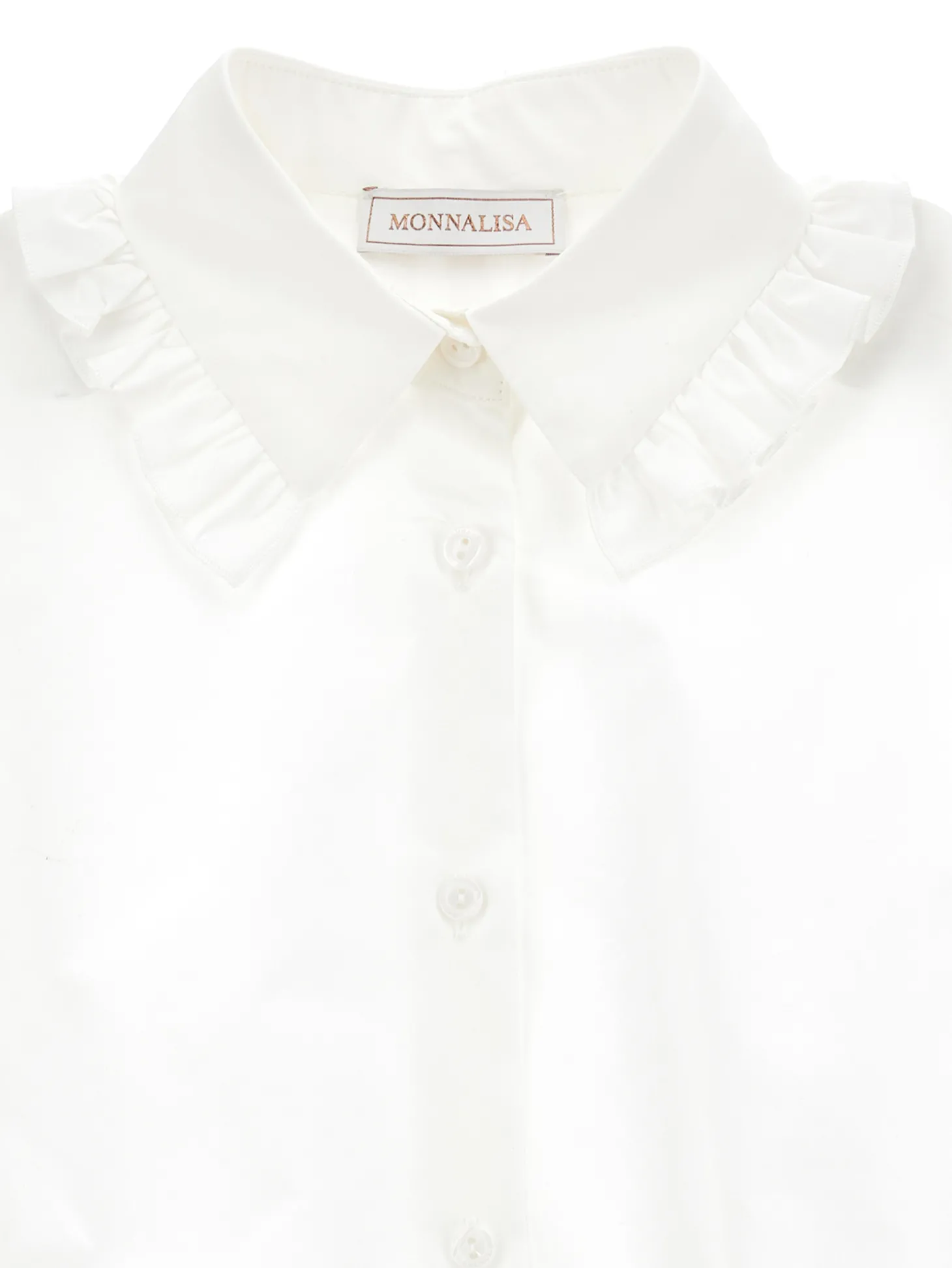 Camicia cotone con arricciatura