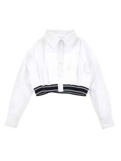 Camicia cotone effetto bomber