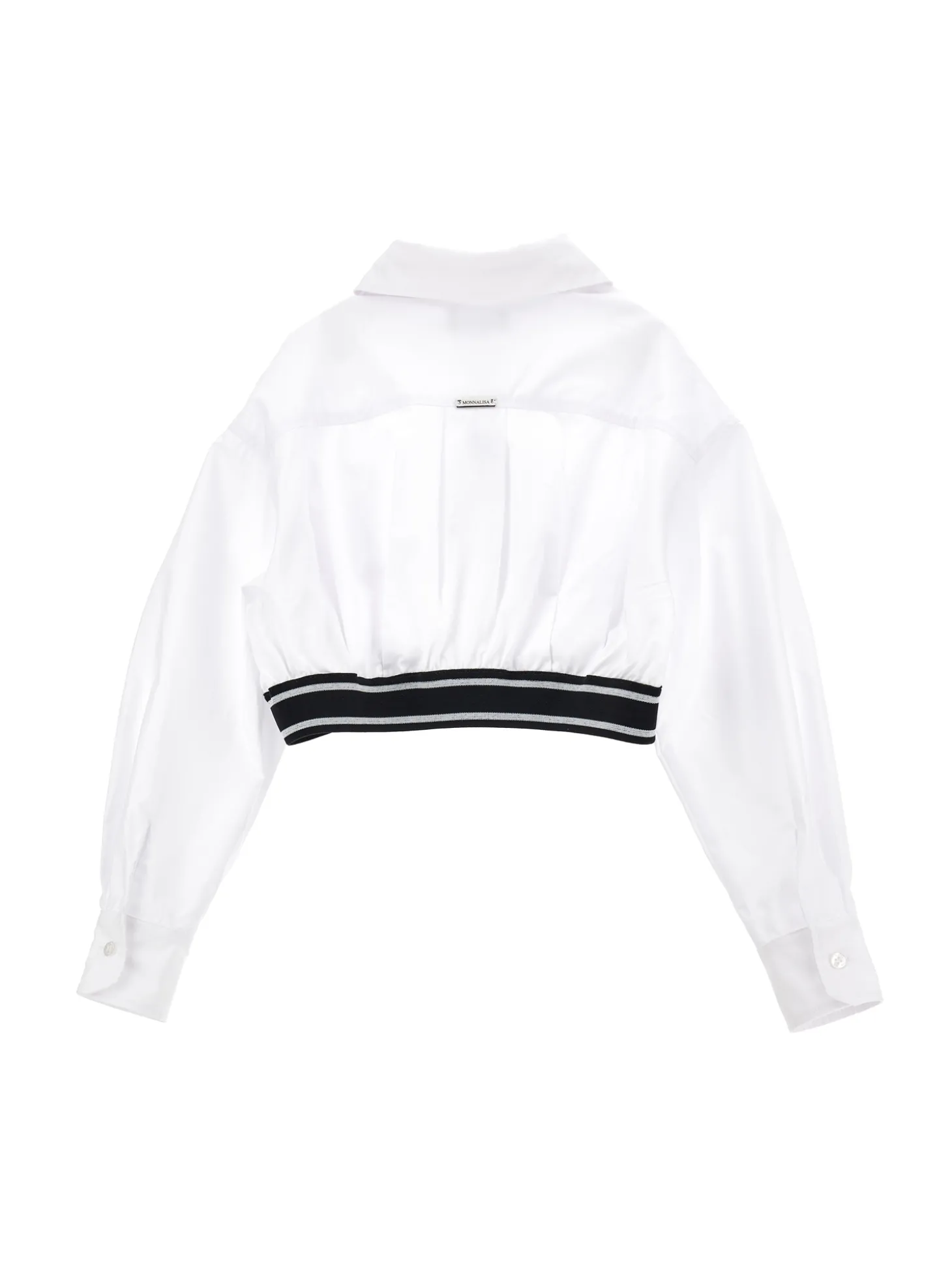 Camicia cotone effetto bomber