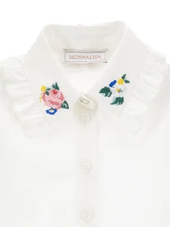 Camicia cotone ricamata