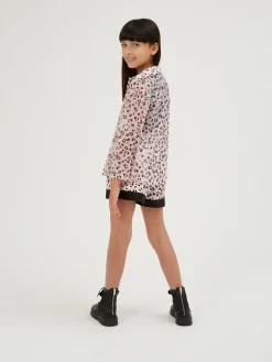 Camicia georgette stampata