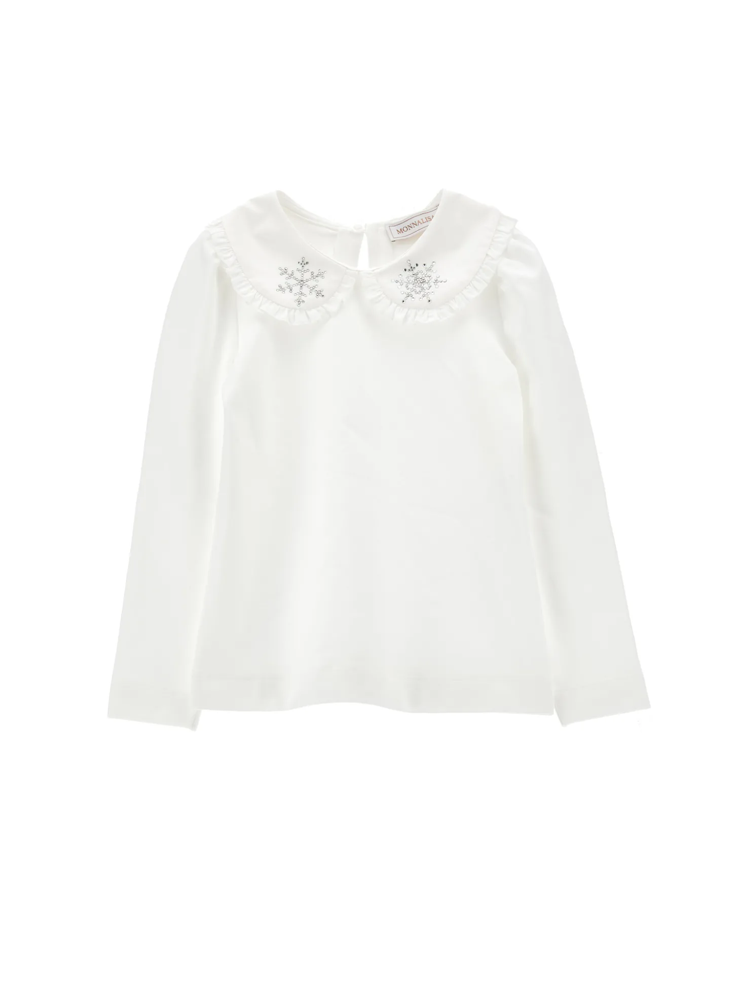 Camicia jersey con strass