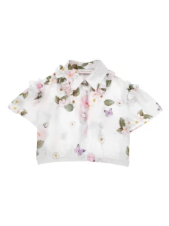 Camicia mussola floreale