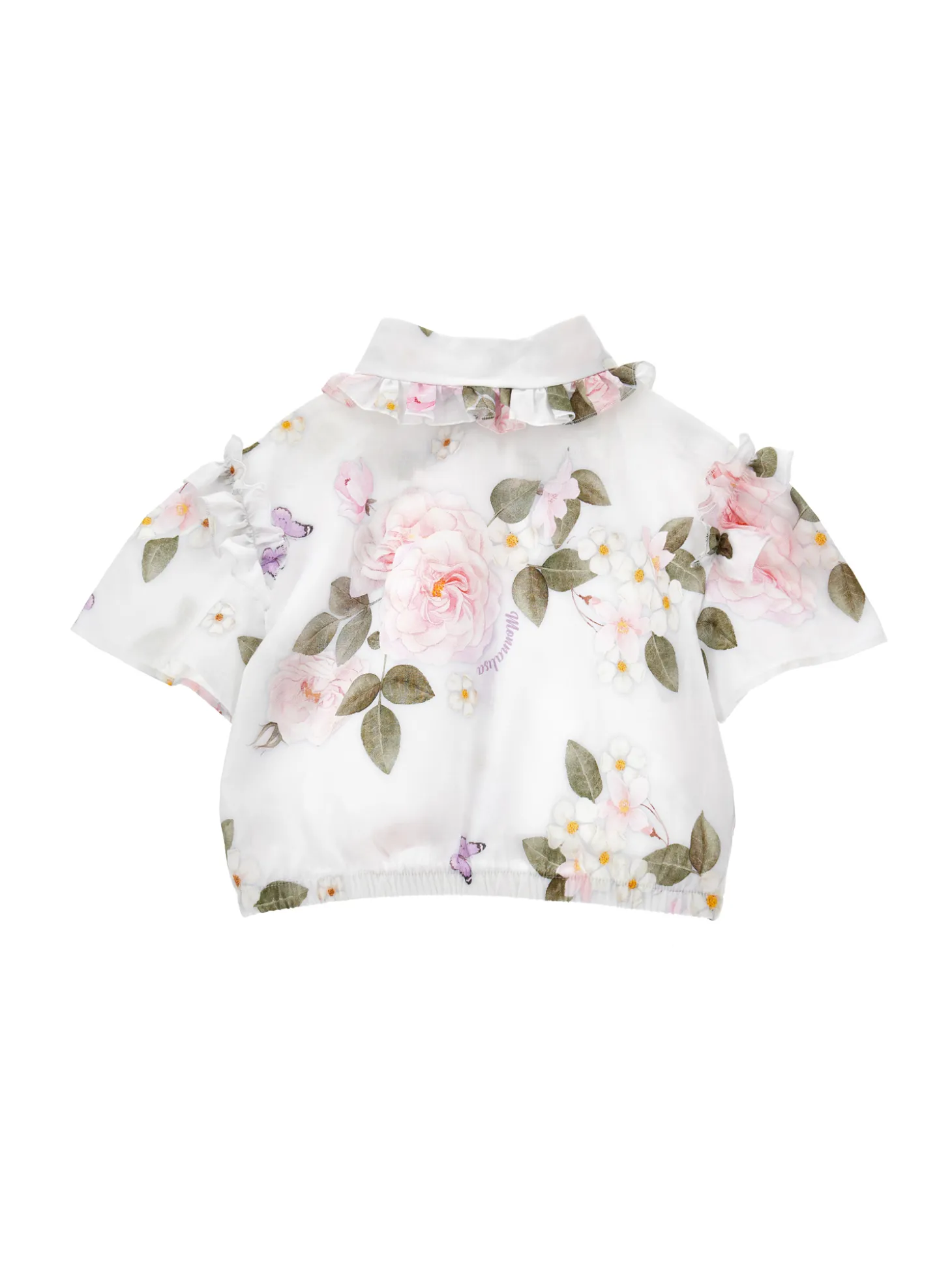 Camicia mussola floreale