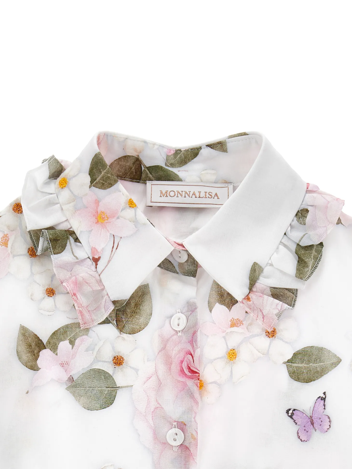 Camicia mussola floreale