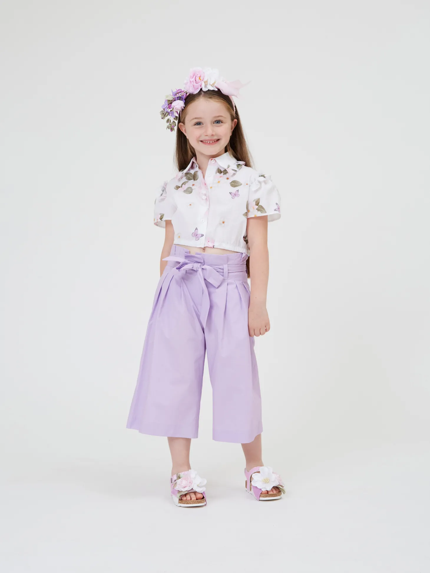 Camicia mussola floreale