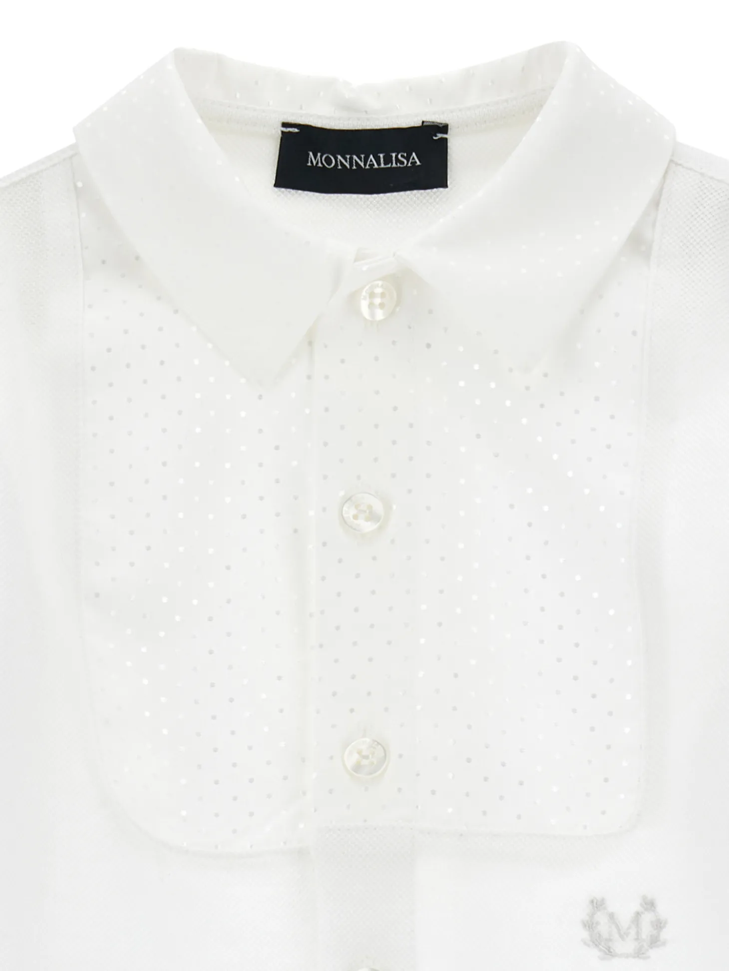 Camicia piquet con papillon