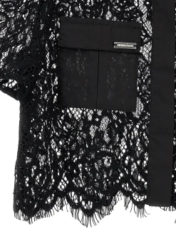 Camicia pizzo cropped