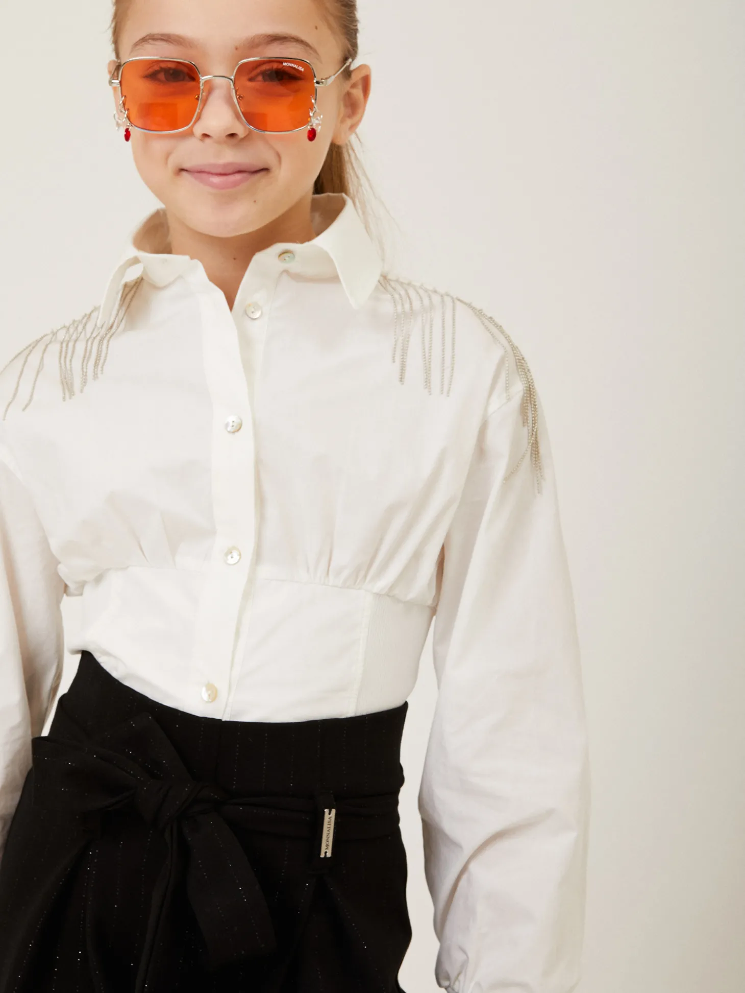 Camicia popeline bustier