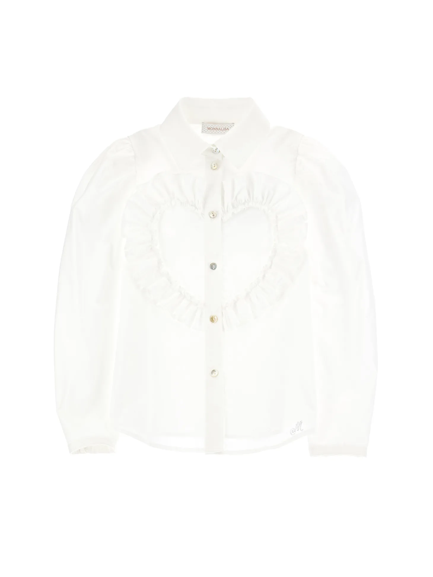 Camicia popeline con cuore