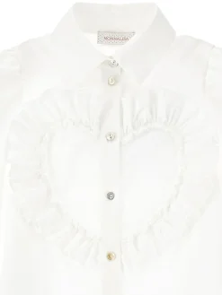 Camicia popeline con cuore