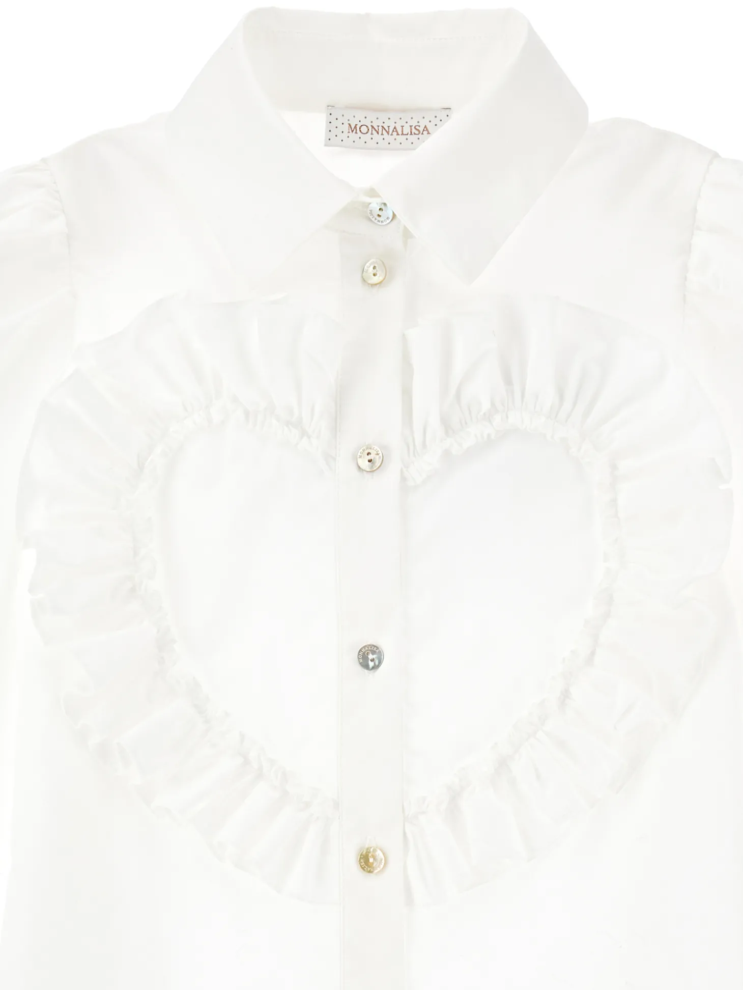 Camicia popeline con cuore