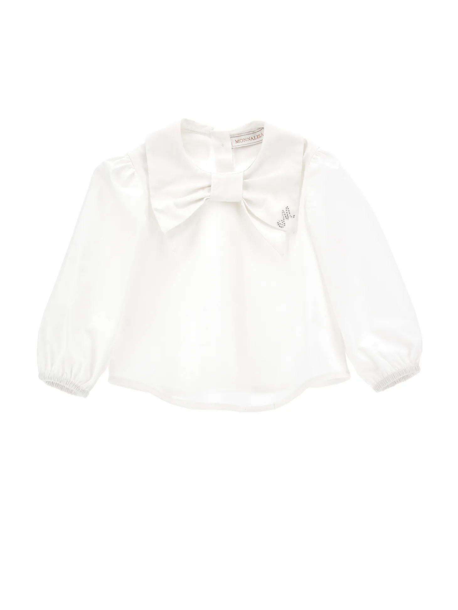 Camicia popeline con fiocco