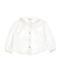 Camicia popeline con fiocco