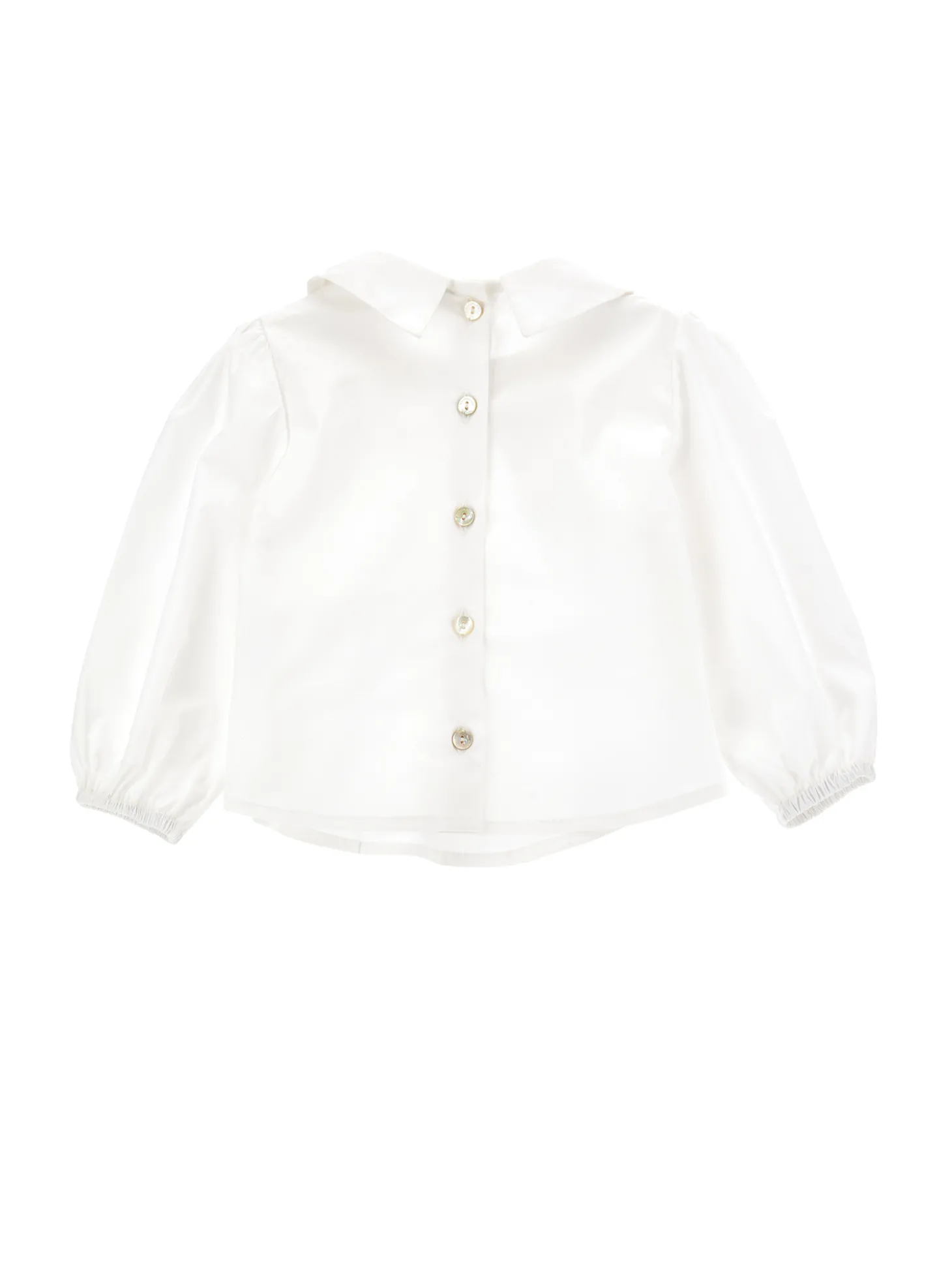 Camicia popeline con fiocco