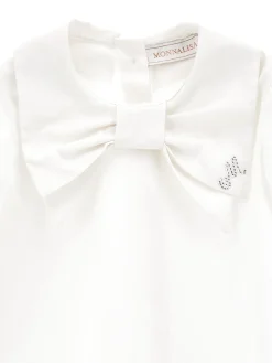 Camicia popeline con fiocco
