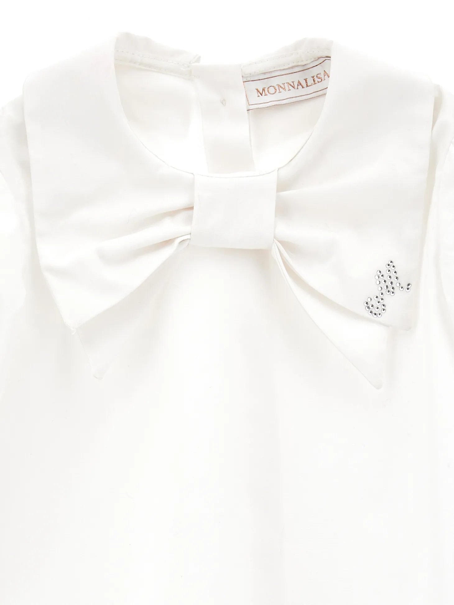 Camicia popeline con fiocco