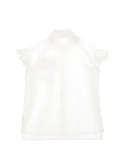 Camicia popeline con rosa con glitter