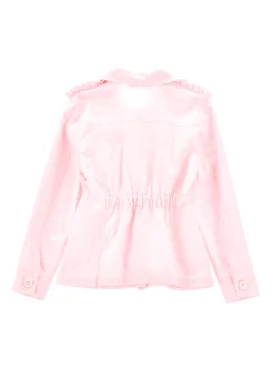 Camicia popeline con tasche ricamate