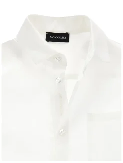 Camicia popeline con taschino