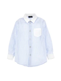 Camicia popeline rigato