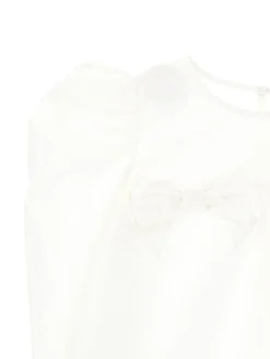 Camicia popeline senza colletto