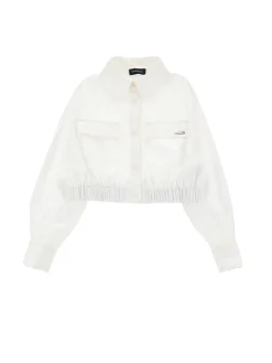 Camicia popeline tasche cargo