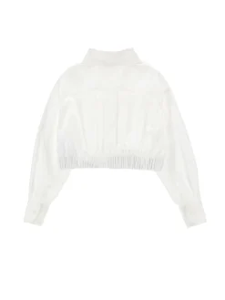 Camicia popeline tasche cargo