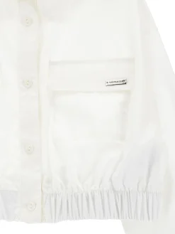 Camicia popeline tasche cargo
